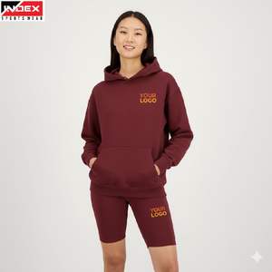 Nouvel ensemble de vêtements de sport pour femmes, sweat-shirt et short assortis, sweat-shirt de sport pour l'entraînement - Product Image 1
