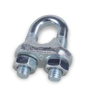 BETA-ROBUR Hot Forged Steel Body Galvanized <b>Wire</b> <b>Rope</b> <b>Clips</b> Multi-Pack - Product Image 2