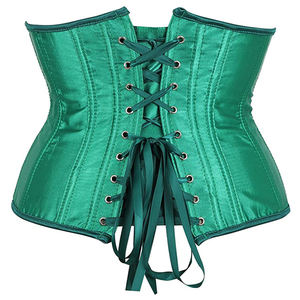 Corset en Satin blanc façonnage du corps Shapewear taille minceur Bustier Lingerie pour femmes élégant Sexy mode tenue - Product Image 6