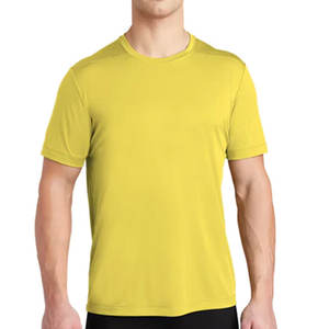 Camiseta deportiva transpirable de algodón 100% de alta calidad para hombre, camisetas de ajuste Regular con estampado de logotipo personalizable - Product Image 5