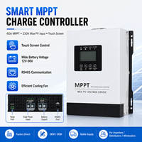 Controlador Solar MPPT de Alto Voltaje de 60A, Entrada de CC de 230V Máx., Sistema de Batería de 12V-96V, Pantalla LCD, Suministro de Fábrica OEM ODM