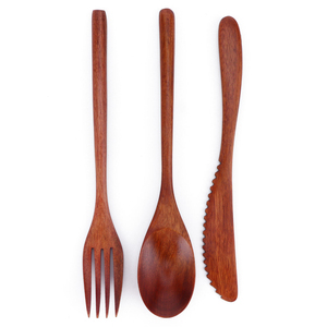 Ensemble de couverts le plus vendu en bois pur avec une finition naturelle, parfait pour les mariages et un décor de table élégant - Product Image 5