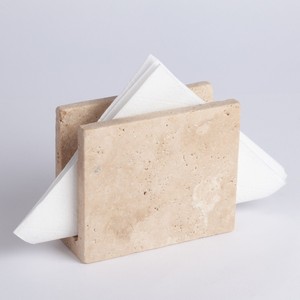 Porte-serviettes artisanal, durable, éco-responsable, style moderne classique, pour la maison, l'hôtel, le restaurant, le bureau, accessoires de décoration intérieure - Product Image 1