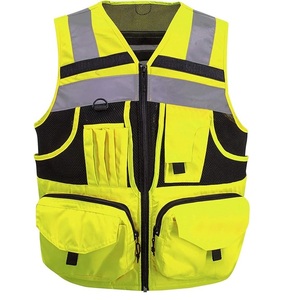 Chaleco de seguridad de trabajo transpirable hecho a medida, Chaleco de seguridad de alta Fabricación, chaleco de seguridad con logotipo personalizado de alta calidad - Product Image 4