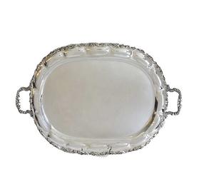 Bandeja decorativa rectangular de aluminio de buena calidad con asas de astas para vacaciones de temporada y Decoración de mesa diaria - Product Image 3