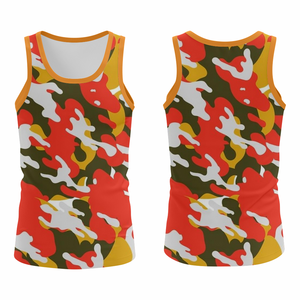 Camiseta sin mangas de punto lavado para hombre, para entrenamiento, fitness, gimnasio, ropa deportiva activa que absorbe la humedad y anti-pilling - Product Image 3