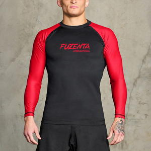 เสื้อยืดแขนยาวสำหรับออกกำลังกาย ออกแบบลายพิมพ์แบบซับลิเมชั่น เสื้อผ้าบอดี้บิลดิ้ง เสื้อผ้ากีฬา เสื้อผ้าสตรีทแวร์ เสื้อผ้ารัดรูปสำหรับผู้ชาย - Product Image 4