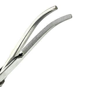 Pinces hémostatiques de haute qualité pour usage médical et chirurgical, source d'alimentation manuelle, pinces chirurgicales droites ou courbées - Product Image 4