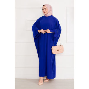 Robes Ceyda, design simple, polyester, hijab, abaya, Saks - Product Image 5