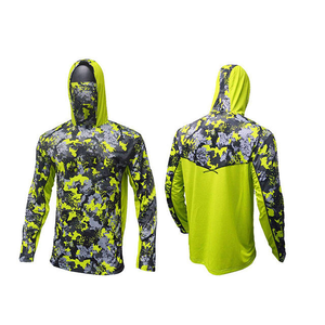 Camisetas de Pesca con Capucha Ligeras para Hombre, Camiseta de Manga Larga con Capucha, Logotipo Personalizable, Transpirable, Impermeable - Más de 50 Unidades Bajo Demanda - Product Image 4