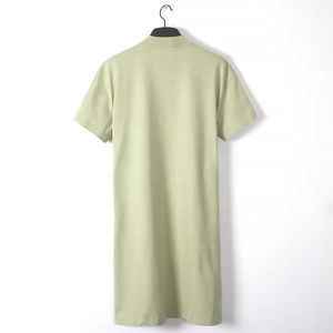 Nueva camiseta 2023 de algodón para mujer, bolsillo lateral oculto, camisetas sueltas de secado rápido de color personalizado para mujer, venta al por mayor, personalización OEM - Product Image 3