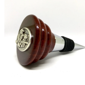 Affordable Price Best Quality Stainless Steel Beer Wine Bottle <b>Stopper</b> New Trendy Style Handmade Designer Wooden Handle <b>Stopper</b> - Product Image 3