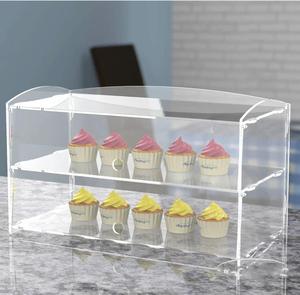 Exhibidor de Acrílico Rectangular Moderno para Donas y Pasteles con Tapa para Conservar la Frescura de Repostería y Postres - Product Image 2