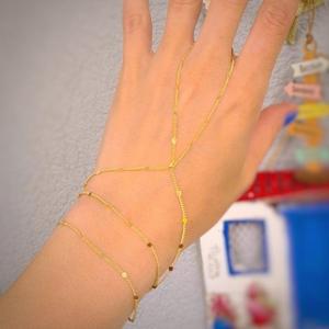 Bracciale Shahmeran oro a catena sottile serie speciale - Product Image 1