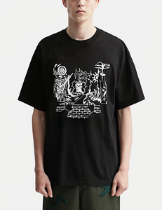 เสื้อยืดถักลายดิจิทัลสำหรับผู้ชายแบบถักป้องกันรอยยับระบายอากาศน้ำหนักเบาออกแบบได้ตามต้องการ - Product Image 3