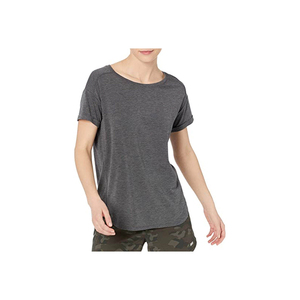 2025 mode imprimé t-shirt femme t-shirt hauts décontracté-femme t-shirt avec manches courtes et couleur unie - Product Image 2