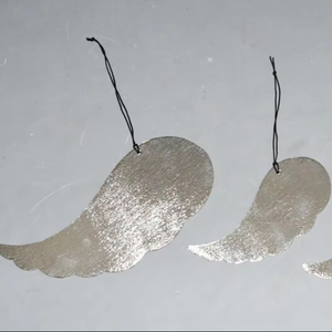 Decoraciones de Navidad hechas a mano a granel, hoja de Metal de cobre y hierro para el hogar, festivales, decoración elegante del hogar, plástico artificial - Product Image 1