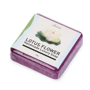 Sapone di fiori di loto di lusso in Thailandia 100g di pulizia profonda idrata e nutre gli ingredienti a base naturale della pelle splendidamente profumati