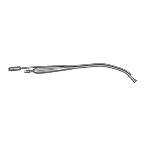 Tubo de Succión Yankauer de Acero Inoxidable de 11 Pulgadas, Fibra Óptica, Reutilizable, Dispositivo Médico Quirúrgico Manual de Alta Calidad - Product Image 2