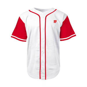 Camiseta de Béisbol de Manga Corta, Transpirable, 100% Poliéster, con Interior Suave, de Secado Rápido y Diseño Ecológico, en Oferta - Product Image 5