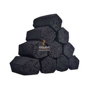 Haute qualité 100% bio coquille de noix de coco briquettes de charbon de bois hexagone narguilé Shisha encens Premium bambou poudre Briket narguilé - Product Image 3