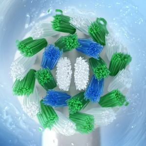 1000 Oral-B Pro สำหรับแปรงสีฟันไฟฟ้าขนแปรงขนาดกลางควบคุมโดยแอป2ปีรับประกันสีดำและสีขาวแพ็ค2ชิ้น - Product Image 5