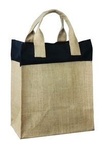 RusticRetreat Yute Tote Natural Biodegradable Eco Tote Bag Bolsa de compras reutilizable sostenible para venta al por menor, eventos y obsequios - Product Image 4