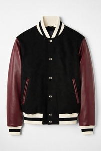 Classic College Inspired Varsity Jacket Durable Fabric Stylish Design for Casual Street Looks - Product Image 2