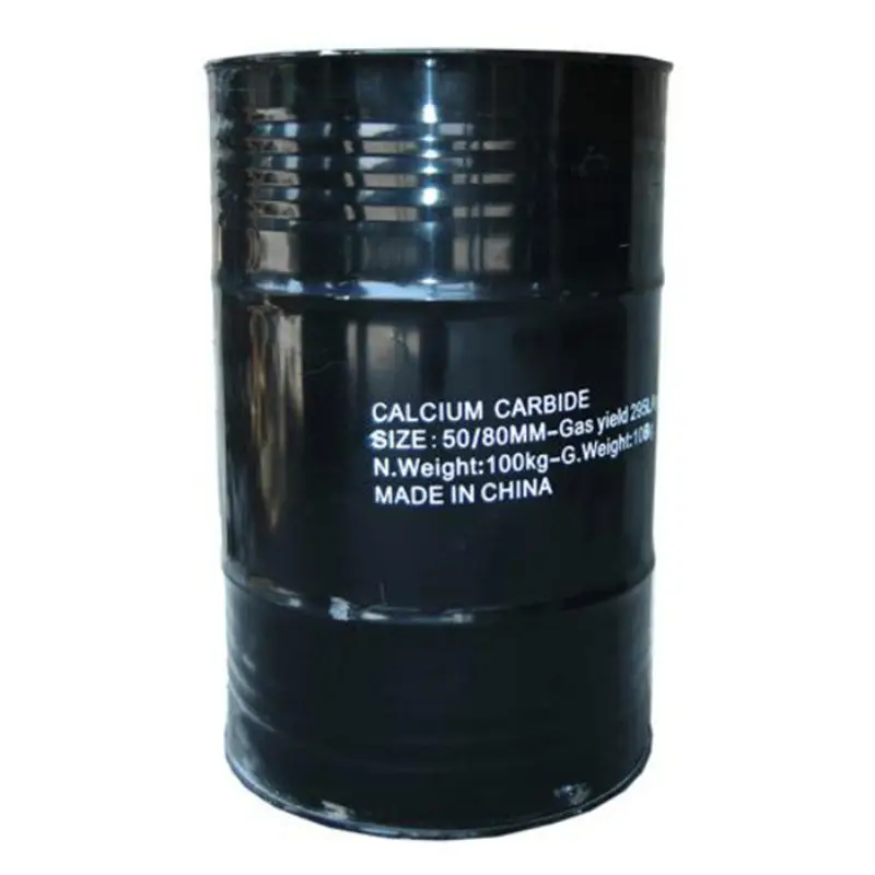 Kalsiyum karbür gaz verimi 295L/Kg Min boyutu 50-80Mm