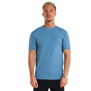 Camisetas de color sólido con logotipo personalizado, camiseta de plan deportivo al por mayor para hombre, camiseta ajustada personalizada para hombre, camiseta de alta calidad Puff - Product Image 5