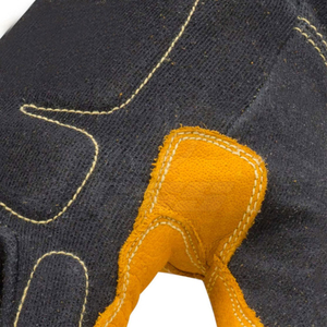 Gants de soudage en cuir de vachette résistant aux hautes températures ignifugé anti-brûlure utilisation en extérieur gants de travail spéciaux pour soudeur - Product Image 5