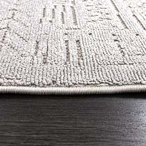 Tapis de salon gris moderne Netline Home, en polypropylène durable, aspect sisal, anti-peluchage, facile à nettoyer, 80x150 cm, pour chambre à coucher - Product Image 1