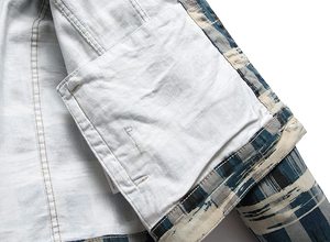 แจ็กเก็ตผ้ายีนส์ปักลายเสื้อแจ็คเก็ตมีกระเป๋าแบบแฟชั่นซักได้หนา - Product Image 6