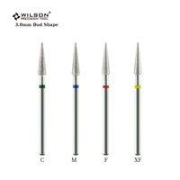 Kits de taladro de uñas multifuncionales en forma de brote de 3,0mm para pulir y quitar clavos de extensión artificiales con brocas de diamante