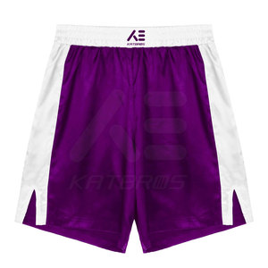 กางเกง MMA สีม่วงสำหรับผู้ชาย KATBROS ทรงปกติ แห้งเร็ว 140 กรัม ผ้าโพลีเอสเตอร์พิมพ์ลายเรียบ ย้อมสี  โลโก้ด้านหน้า ไซส์ผู้ใหญ่ - Product Image 4