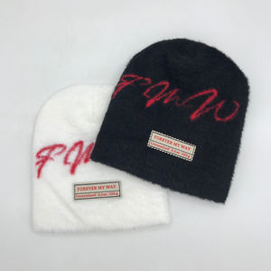 Gorro de Punto de Moda, Cálido, Suave y Acogedor, Forrado de Felpa, Ajustable, Elegante, para Exteriores, Playa, Clima Frío, Invierno - Product Image 6