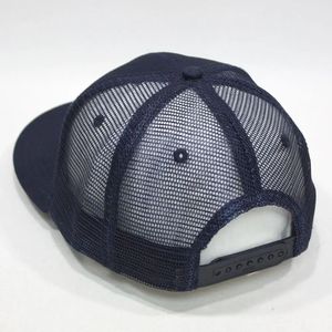 Date haute qualité prix 5 panneau Baseball noir lettre maille camionneur chapeau sur mesure classique casquette de Baseball - Product Image 3