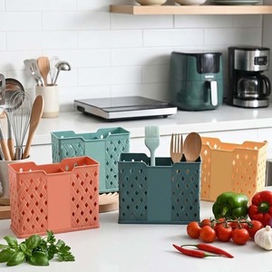 CASAMAX WL AA-2544 Porta Utensili in Plastica PP Antiscivolo, Organizzatore per Cucina, Porta Posate di Lusso Classico ed Elegante - Product Image 2