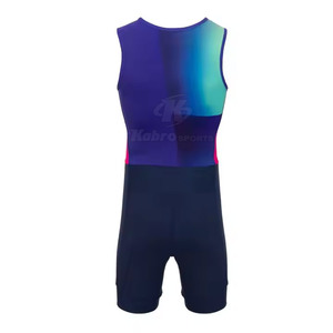 Traje de remo OEM para hombres y mujeres, ajuste de compresión, diseño de color personalizado, uniforme de remo sublimado - Product Image 3