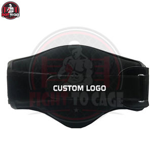 Protège-ventre de boxe en cuir entièrement personnalisé, nouvelle tendance, ultime protection antichoc, avec soutien lombaire et bandes de maintien pour les poignets - Léger et durable pour - Product Image 5