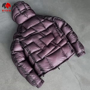 เสื้อแจ็คเก็ตพัฟเฟอร์ฤดูหนาวแบบกำหนดเอง Ryan Pro Gear สำหรับผู้ชาย แบบมีซิปและฮู้ด พร้อมโลโก้แบบกำหนดเองที่ด้านหน้า - Product Image 2