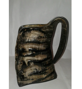 Mug en corne de buffle au design luxueux, disponible en gros, artisanat, mugs en corne de buffle pour l'eau et la bière au prix le plus bas - Product Image 5
