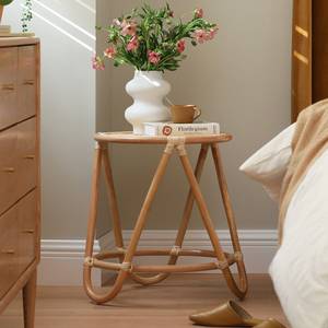 Mesa auxiliar ecológica de diseño moderno, precio más económico, mesas circulares de ratán para decoración de habitaciones - Product Image 5