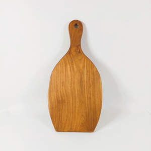 Planche à découper en bois de teck naturel Skopkop, d'origine indonésienne, pour la cuisine - Product Image 3