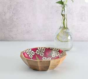 Ensaladera y Frutero de Madera Personalizable para el Hogar, para Servir Alimentos y Decorar la Mesa - Product Image 1