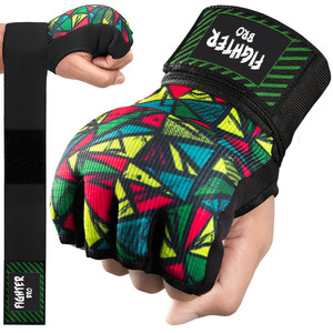 Guantes de Boxeo con Protección de Neopreno para los Nudillos, Vendas para las Manos para Práctica de Artes Marciales, Guantes de Boxeo con Protección de Nudillos - Product Image 5