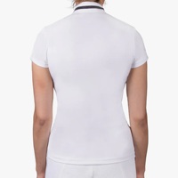 Camiseta de Equitación Elástica en 4 Direcciones de Alta Calidad, Camiseta Deportiva, Camiseta de Competición, Polo en Tejido Técnico Suave al Tacto