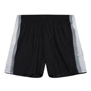 กางเกงขาสั้นผ้าตาข่ายลำลองสำหรับผู้ชายกางเกงขาสั้นโพลีเอสเตอร์/ ผ้าฝ้ายแห้งเร็วระบายอากาศได้ดีออกกำลังกายในยิม - Product Image 1