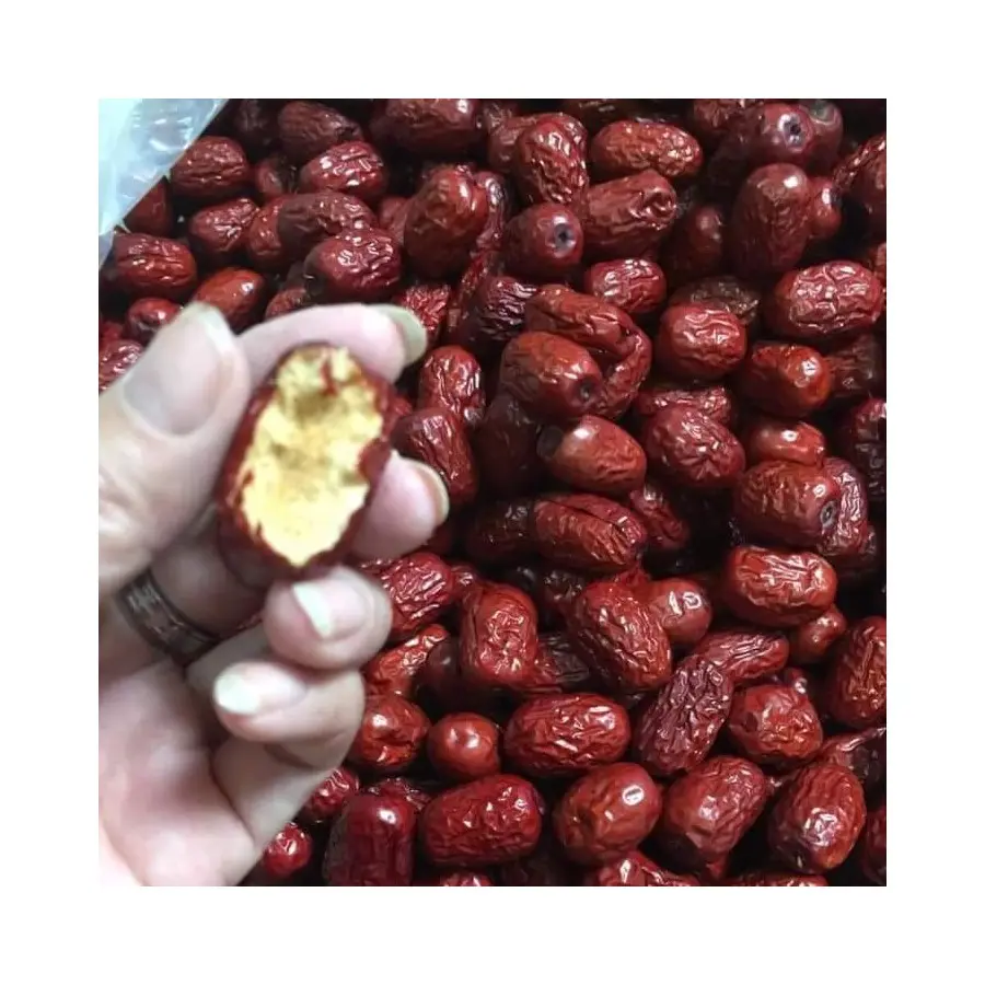中国のリンゴ乾燥赤ジジフスナツバ100% 天然有機高品質健康食品スナック