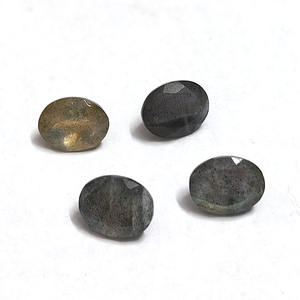 Labradorita mural 10x8mm ovalada facetada 2,85 CTS, ewelry - Product Image 3